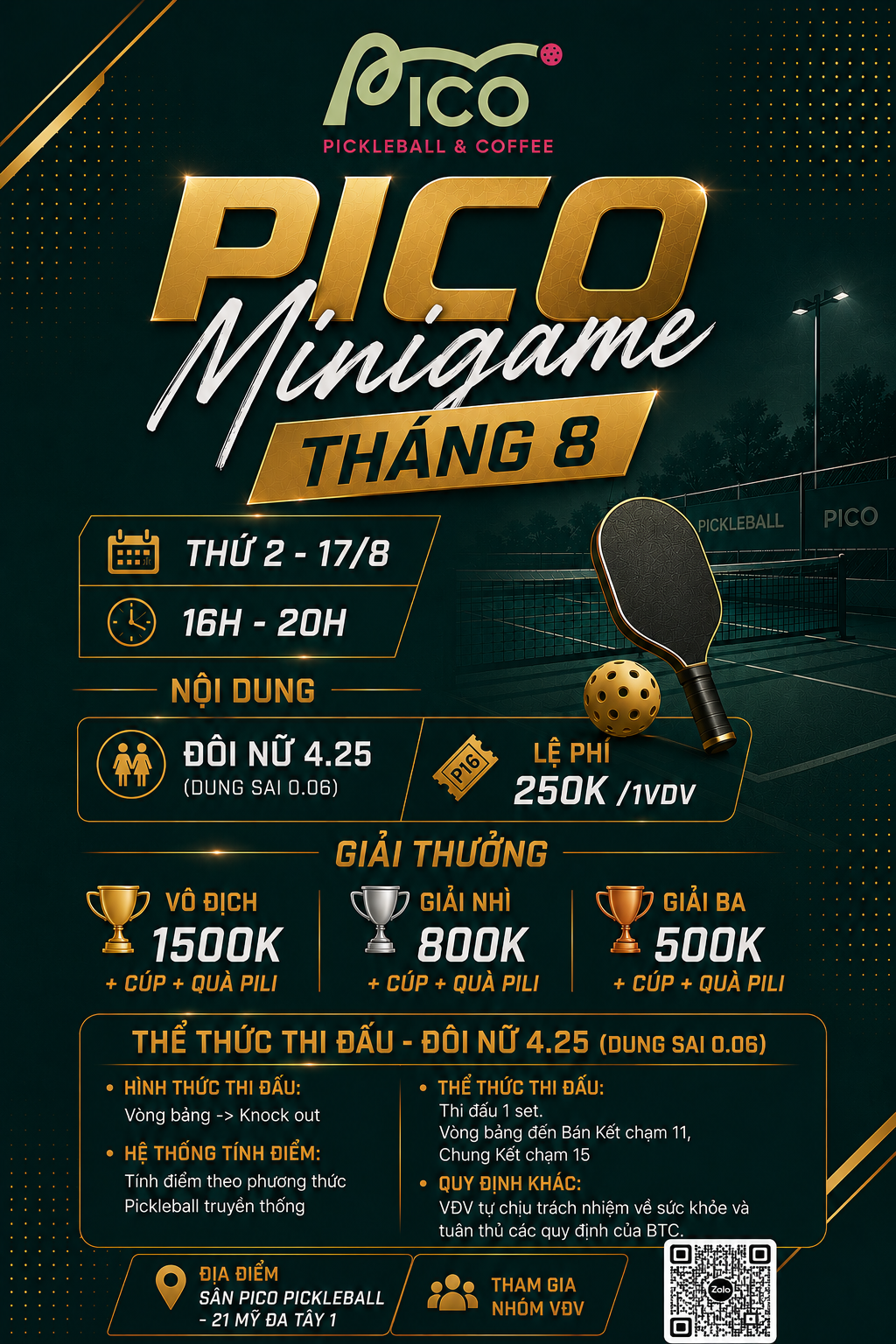 PICO Minigame Tháng 8